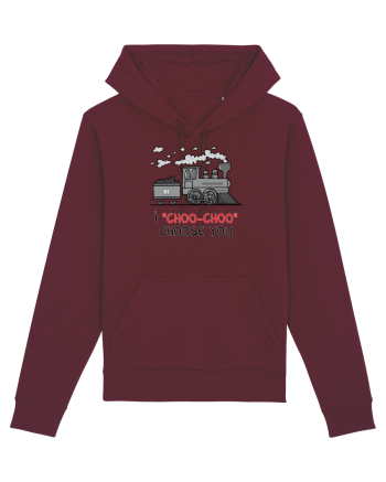 I „choo-choo” choose you Burgundy