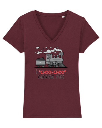 I „choo-choo” choose you Burgundy