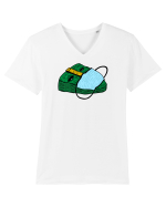 Mask over The Mask Tricou mânecă scurtă guler V Bărbat Presenter