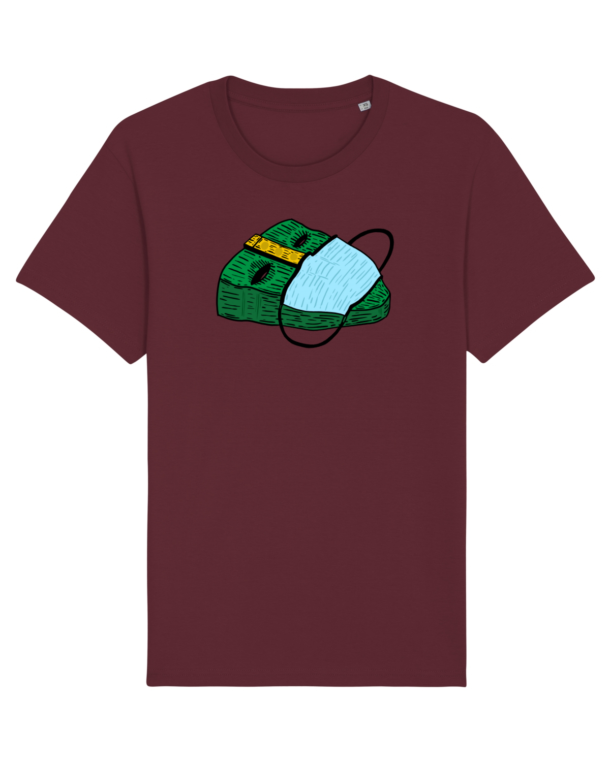 Tricou mânecă scurtă Unisex Rocker Burgundy