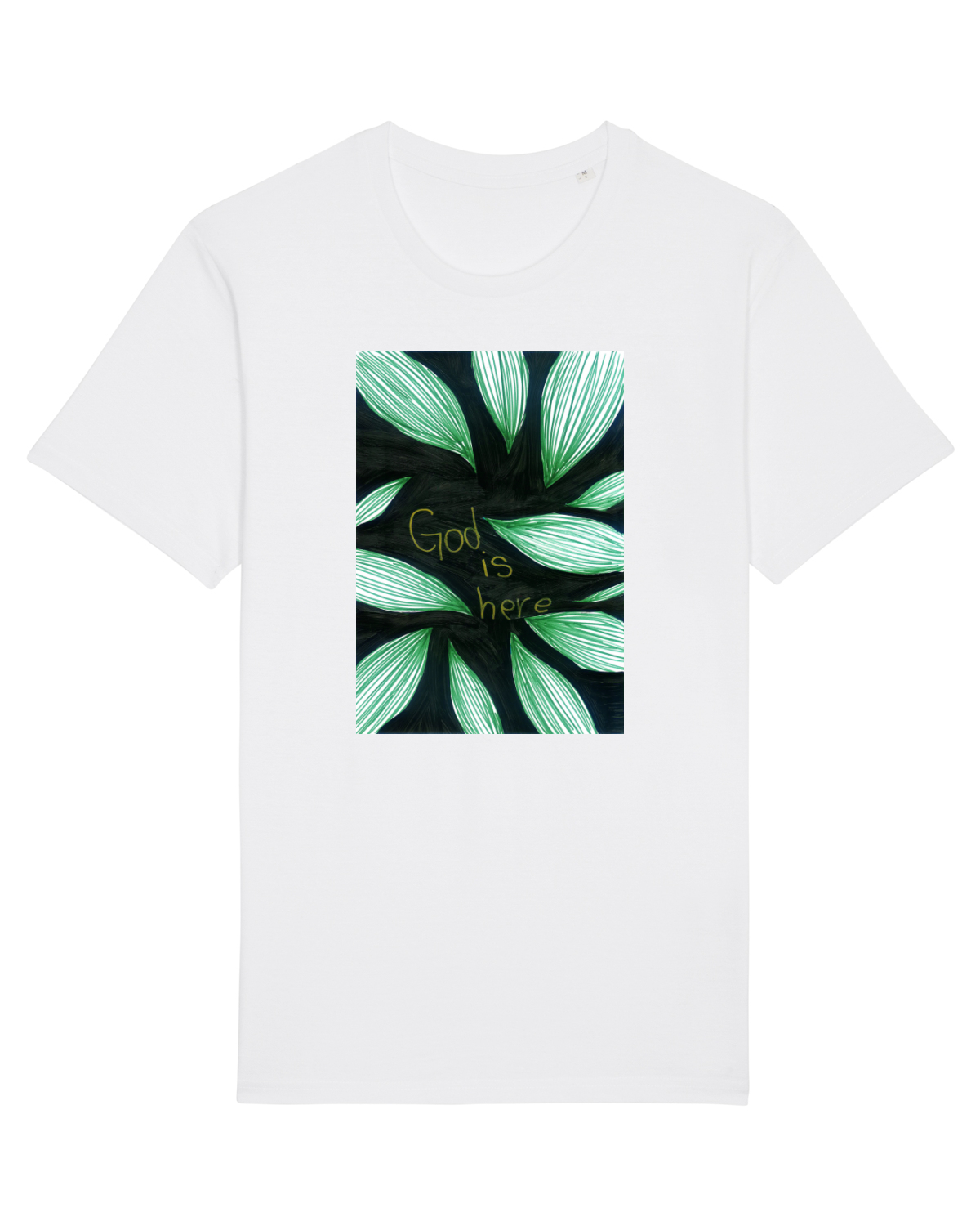 Tricou mânecă scurtă Unisex Rocker White