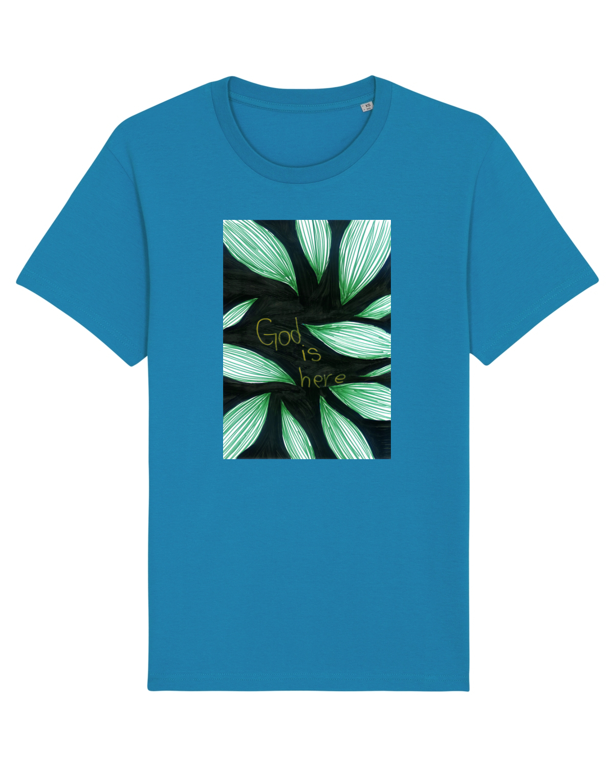 Tricou mânecă scurtă Unisex Rocker Azur