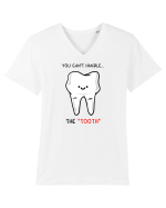 You can't handle the TOOTH Tricou mânecă scurtă guler V Bărbat Presenter