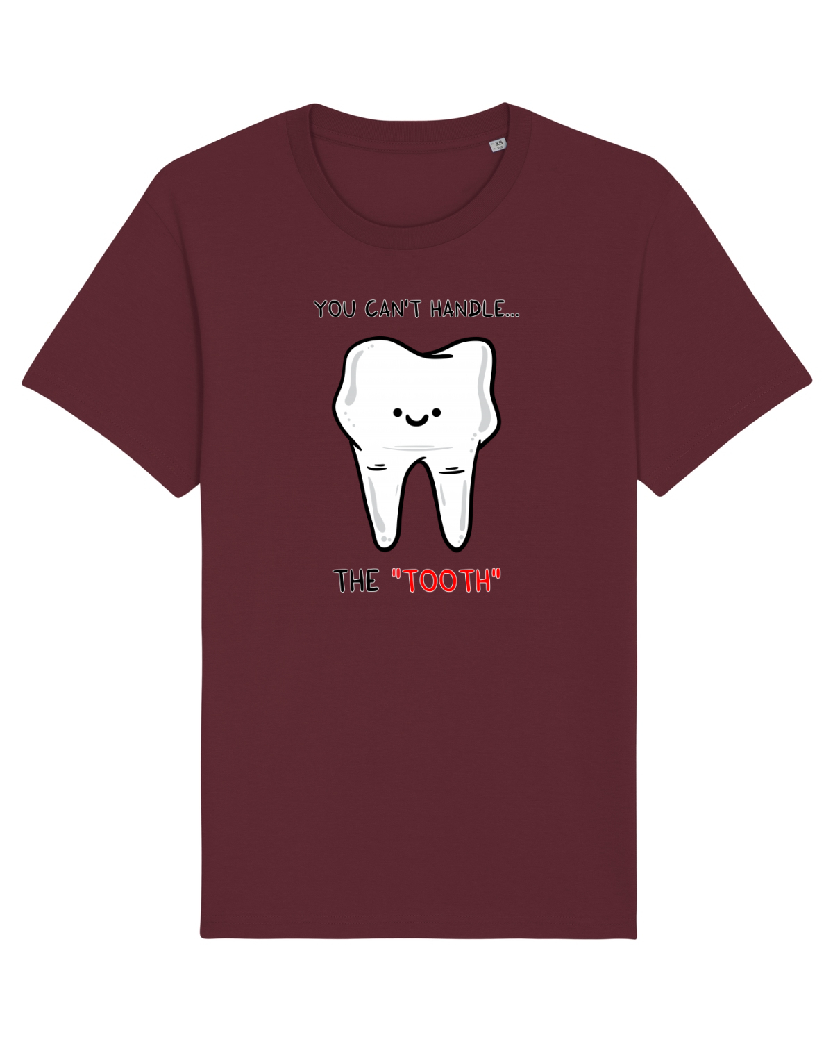 Tricou mânecă scurtă Unisex Rocker Burgundy