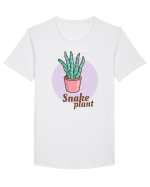 Snake plant Tricou mânecă scurtă guler larg Bărbat Skater