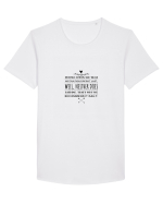 Inspiro#5 Tricou mânecă scurtă guler larg Bărbat Skater