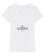 Inspiro#6 Tricou mânecă scurtă guler V Damă Evoker