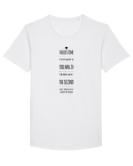 Inspiro #7 Tricou mânecă scurtă guler larg Bărbat Skater