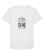 Inspiro #8 Tricou mânecă scurtă guler larg Bărbat Skater