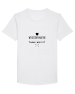 Inspiro #9 Tricou mânecă scurtă guler larg Bărbat Skater