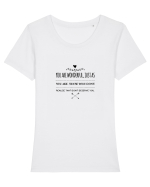 Inspiro #13 Tricou mânecă scurtă guler larg fitted Damă Expresser