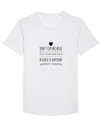 Inspiro #14 Tricou mânecă scurtă guler larg Bărbat Skater