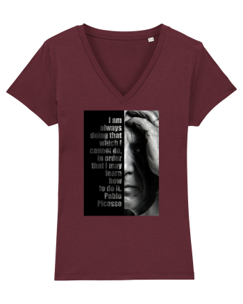 Pablo Picasso Quotes Burgundy