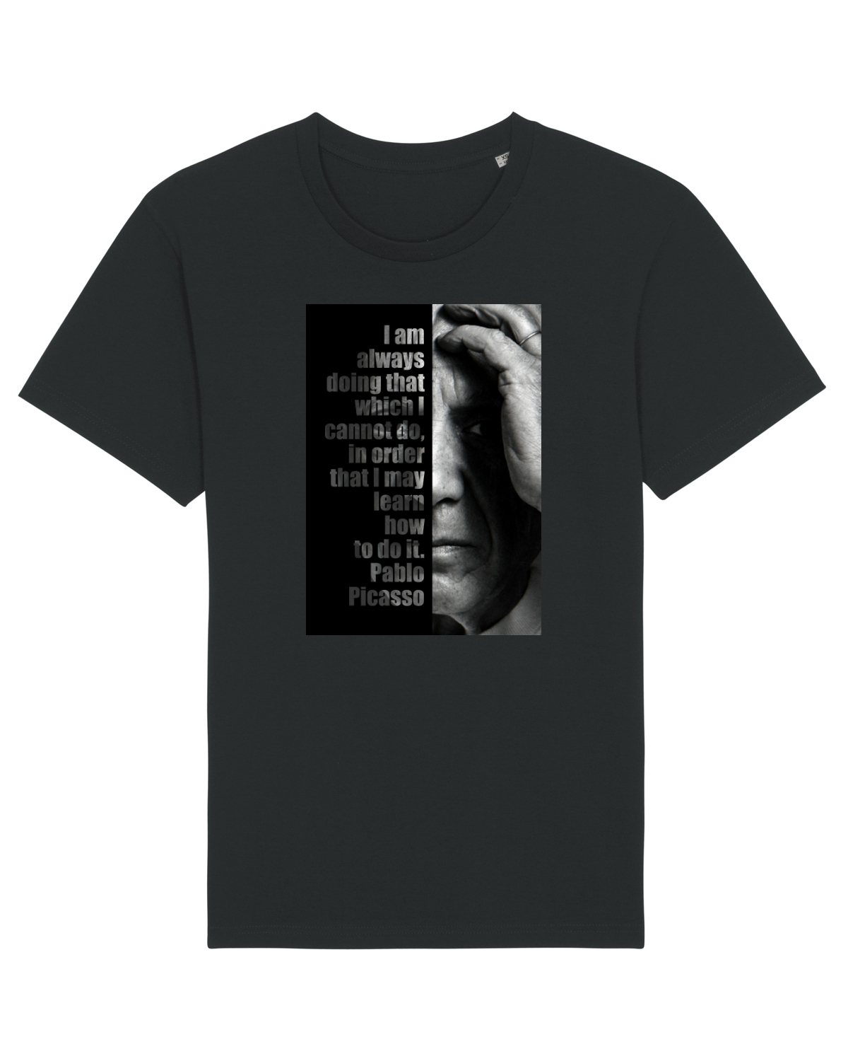 Tricou mânecă scurtă Unisex Rocker Black