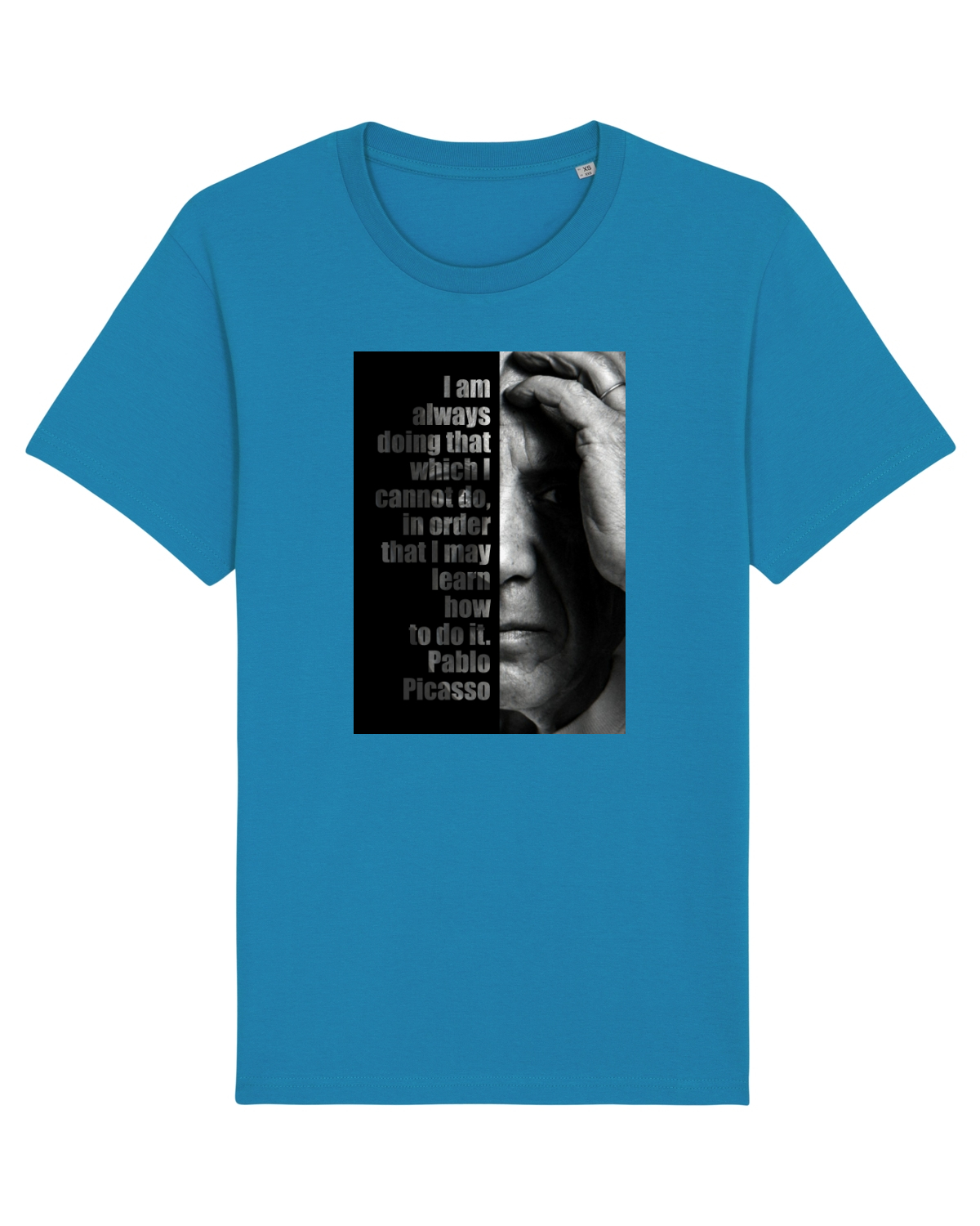 Tricou mânecă scurtă Unisex Rocker Azur