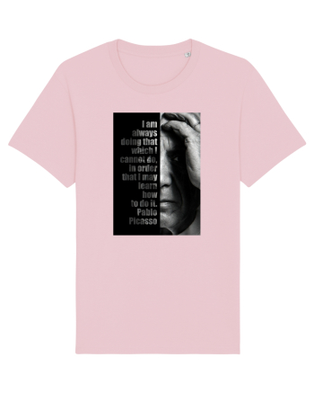 Pablo Picasso Quotes Cotton Pink
