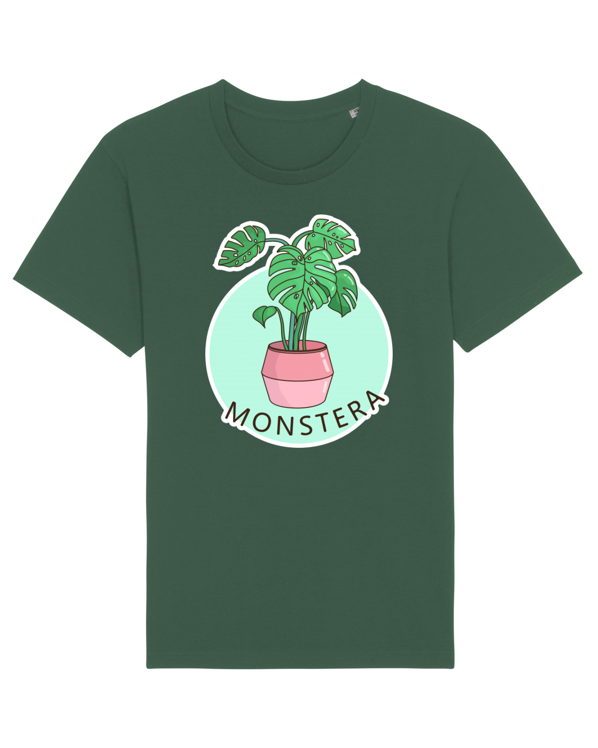 Tricou mânecă scurtă Unisex Rocker Bottle Green