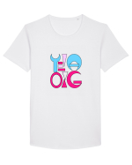 Moon Yoga Tricou mânecă scurtă guler larg Bărbat Skater