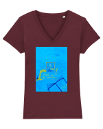 Cutia cu amintiri Tricou mânecă scurtă guler V Damă Evoker