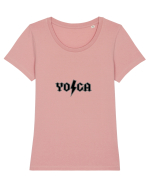Yoga Rockstar Tricou mânecă scurtă guler larg fitted Damă Expresser
