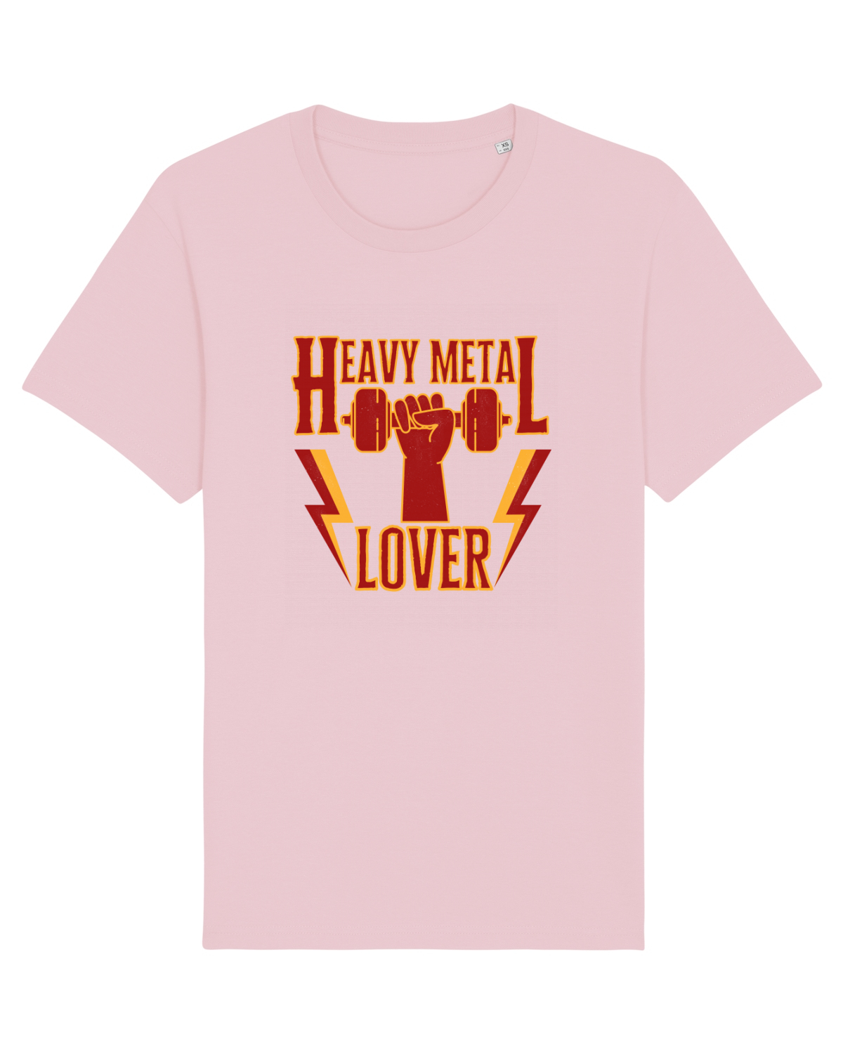 Tricou mânecă scurtă Unisex Rocker Cotton Pink