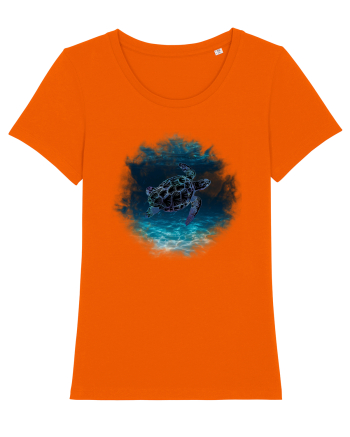 Glowing Turtle  Bright Orange