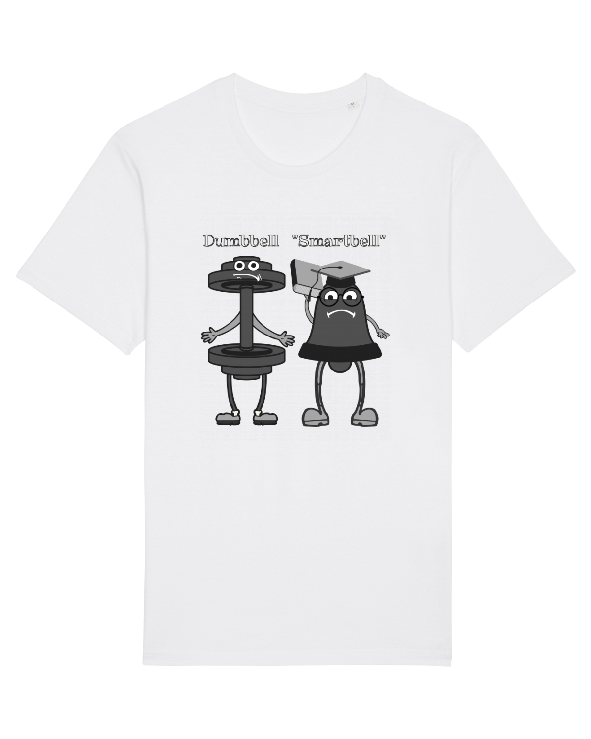 Tricou mânecă scurtă Unisex Rocker White