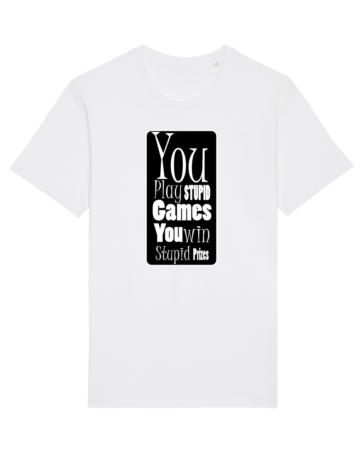 Tricou mânecă scurtă Unisex Rocker White