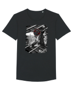 Vintage Rock Tricou mânecă scurtă guler larg Bărbat Skater