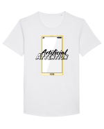 Artificial Attention Tricou mânecă scurtă guler larg Bărbat Skater