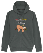 Sleep and do nothing Hanorac cu fermoar Unisex Connector