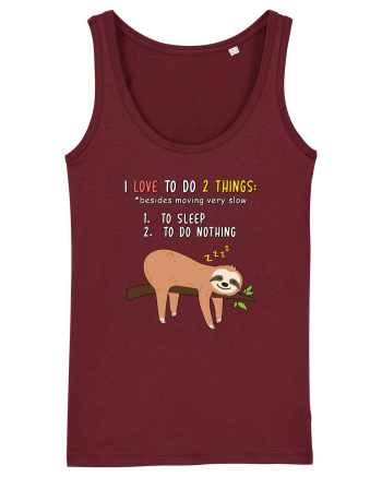 Sleep and do nothing Burgundy
