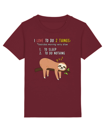 Sleep and do nothing Burgundy