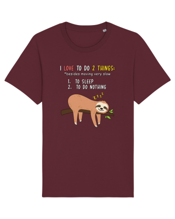 Sleep and do nothing Burgundy
