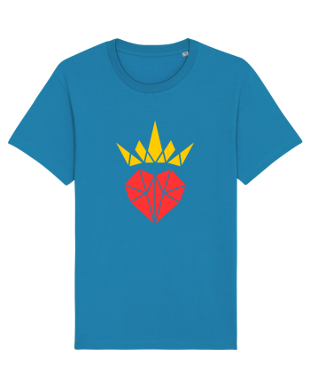 Cute Origami Crowned Heart Azur