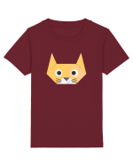 Funny  Cat Face - Origami Style Tricou mânecă scurtă  Copii Mini Creator