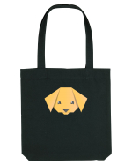 Cute Dog Face - Origami Style Sacoșă textilă