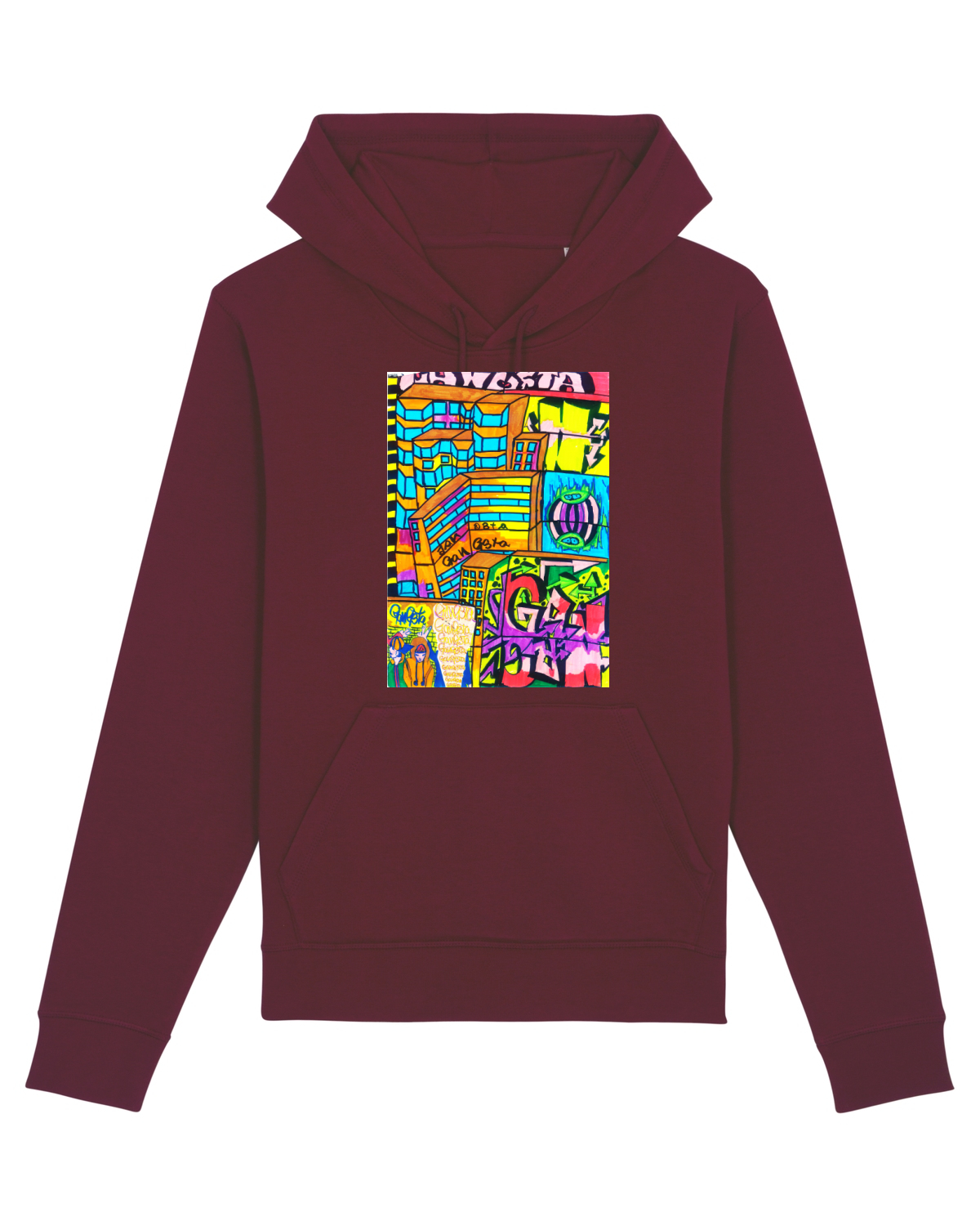 Hanorac Unisex Drummer Burgundy