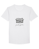 Printographer Tricou mânecă scurtă guler larg Bărbat Skater