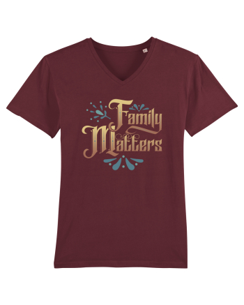 Familia conteaza Burgundy
