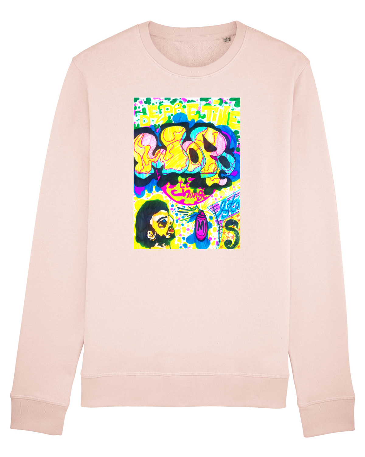 Bluză mânecă lungă Unisex Rise Candy Pink