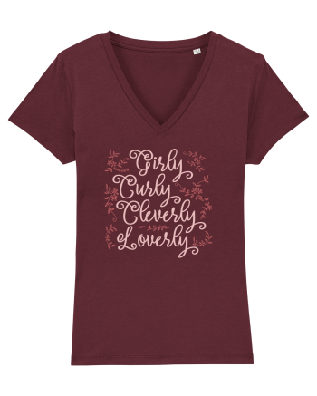 Girly Burgundy