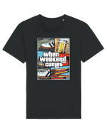 When weekend comes Tricou mânecă scurtă Unisex Rocker