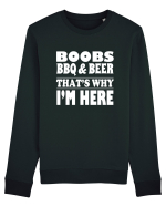 Boobs Barbeque And Beer That's Why I'm Here Bluză mânecă lungă Unisex Rise