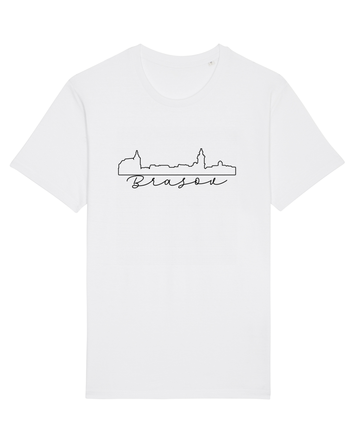 Tricou mânecă scurtă Unisex Rocker White