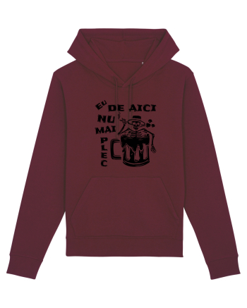 Eu de aici nu mai plec Burgundy