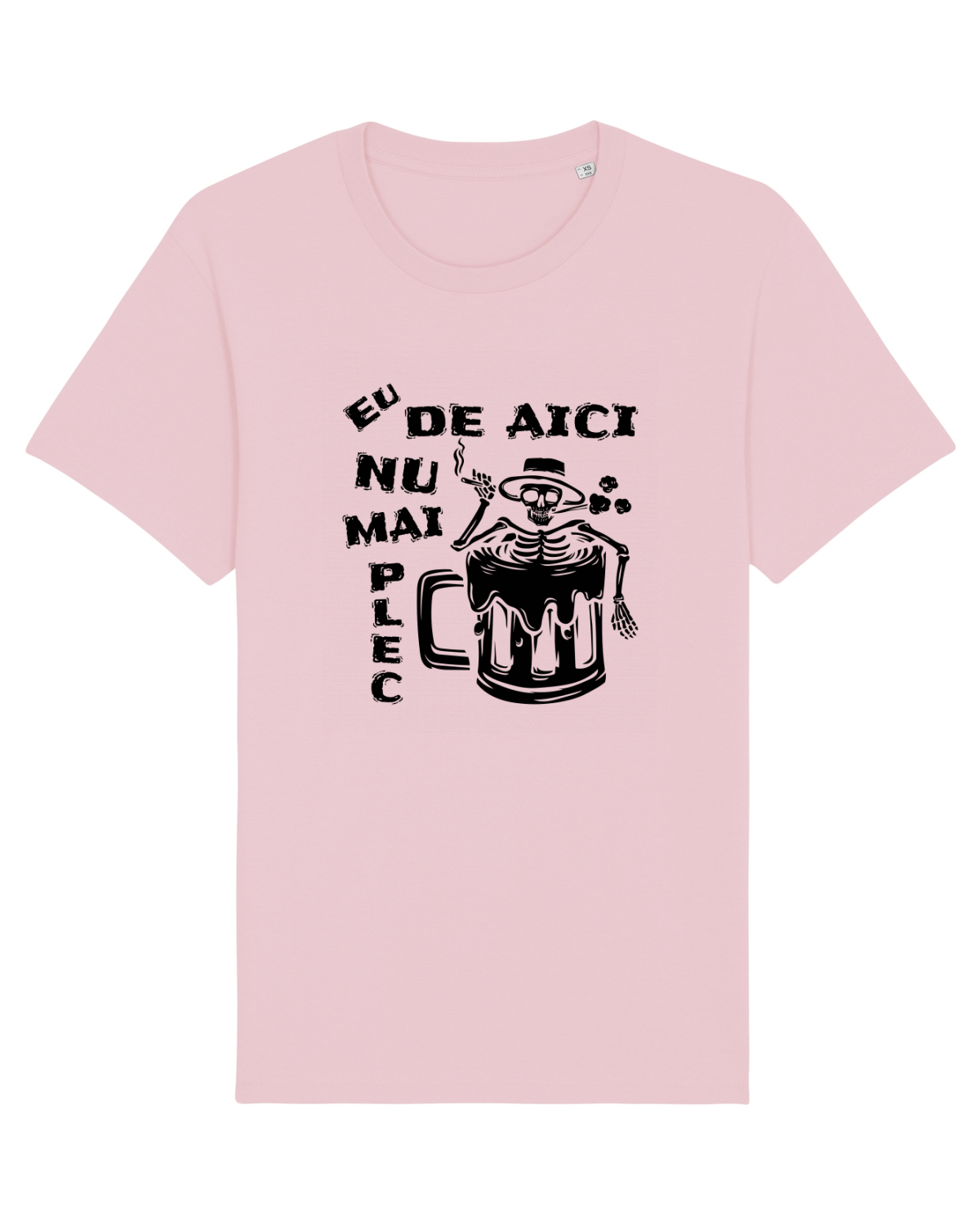 Tricou mânecă scurtă Unisex Rocker Cotton Pink