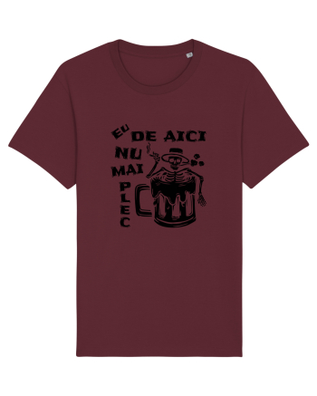 Eu de aici nu mai plec Burgundy