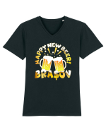 Happy New Beer Brasov Tricou mânecă scurtă guler V Bărbat Presenter