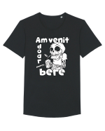 Am venit doar pentru bere Tricou mânecă scurtă guler larg Bărbat Skater
